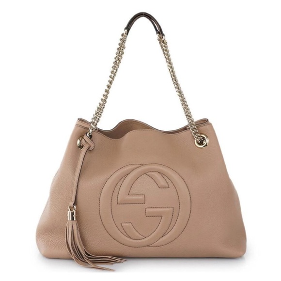 Authentic Gucci Soho Should Bag in Beige - Picture 14 of 16